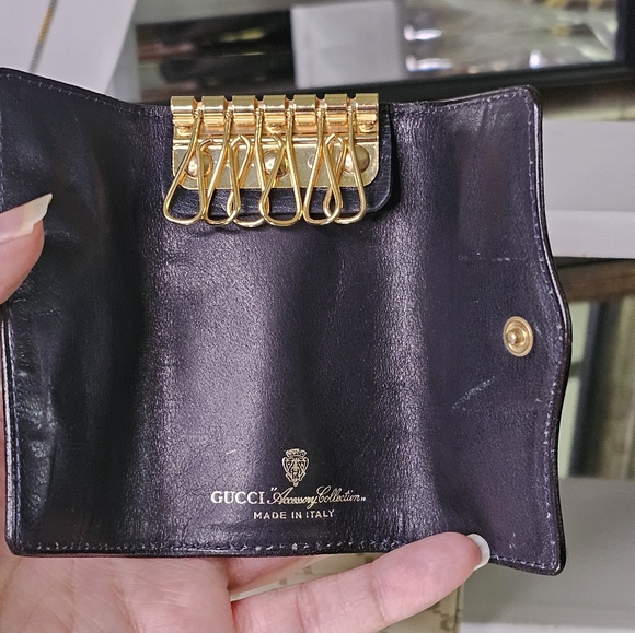 Authentic Gucci Ophidia Accessory Collection Key Holder 6 Keys Vintage Iconic - Picture 6 of 11